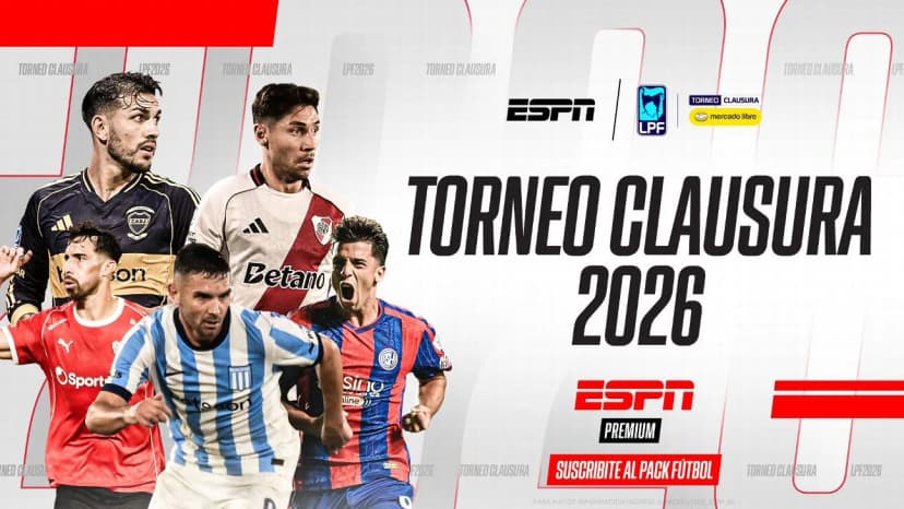 El Torneo Clausura, en vivo por ESPN Premium
