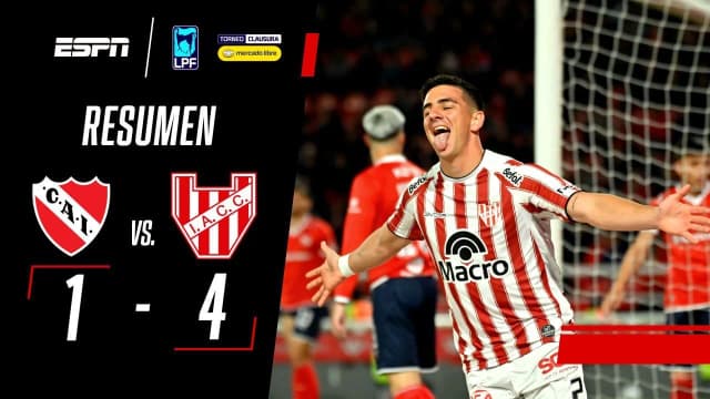 VIDEO: resumen de Independiente vs. Instituto en el Torneo Clausura 2026
