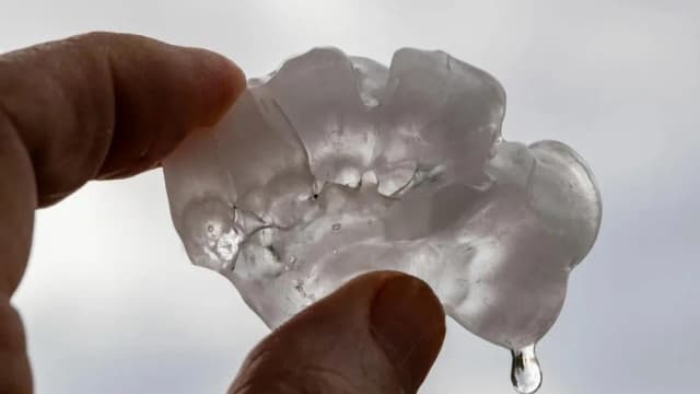Hallaron microplásticos y metales en muestras de granizo en Santa Fe
