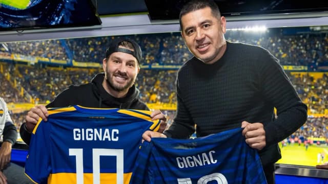 Gignac cumplió el sueño de visitar La Bombonera: "En Marsella teníamos la bandera de Boca" - TyC Sports