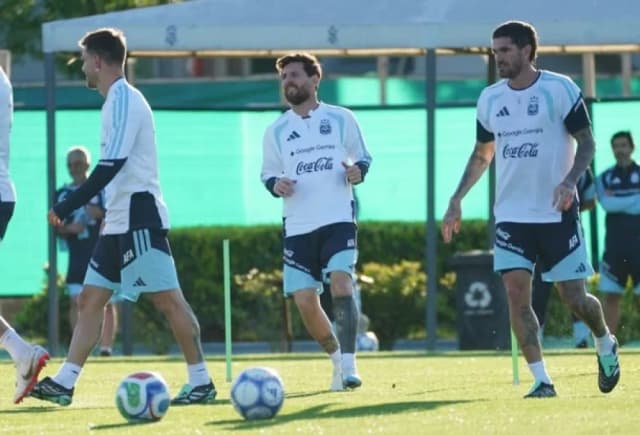 Selección Argentina: así fue el último entrenamiento de Lionel Messi previo a su despedida