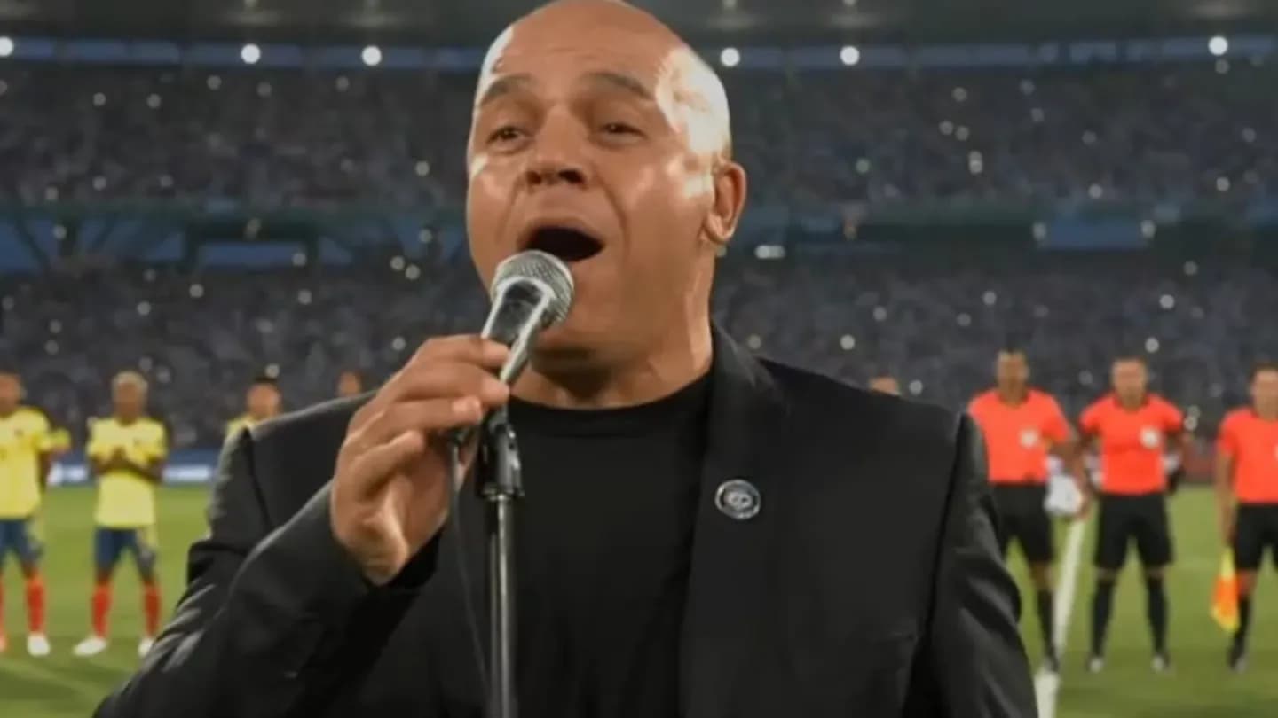 El excombatiente Fabio Santana cantará el Himno en la despedida de Messi: el gesto con la bandera de Malvinas - TyC Sports