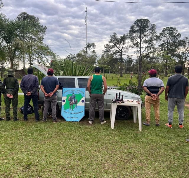 Corrientes: demoraron a presuntos cazadores con armas y en un vehículo robado