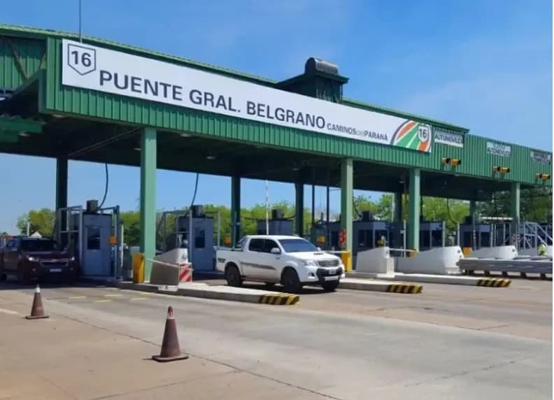 El peaje en el puente Chaco-Corrientes funciona bajo la nueva concesión