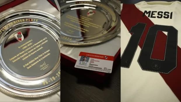 El particular número de socio honorario que River le puso a Lionel Messi