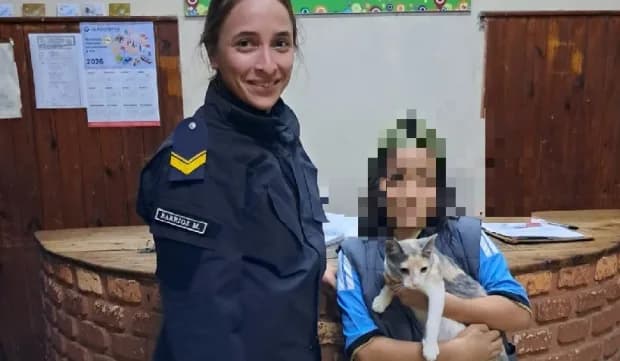 Efectivos policiales recuperaron una mascota robada a un niño en el interior de Corrientes