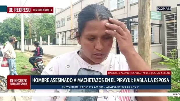 "Buscaron un pretexto para emboscarlo": el desgarrador relato de la esposa del hombre asesinado en el Pirayuí