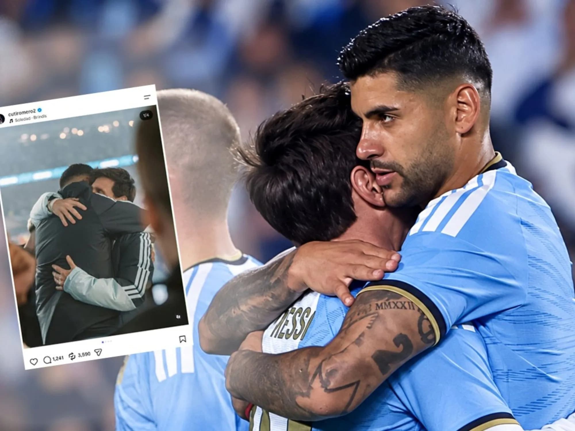 De capitán a capitán: la emoción de Cuti Romero y el mensaje a Messi