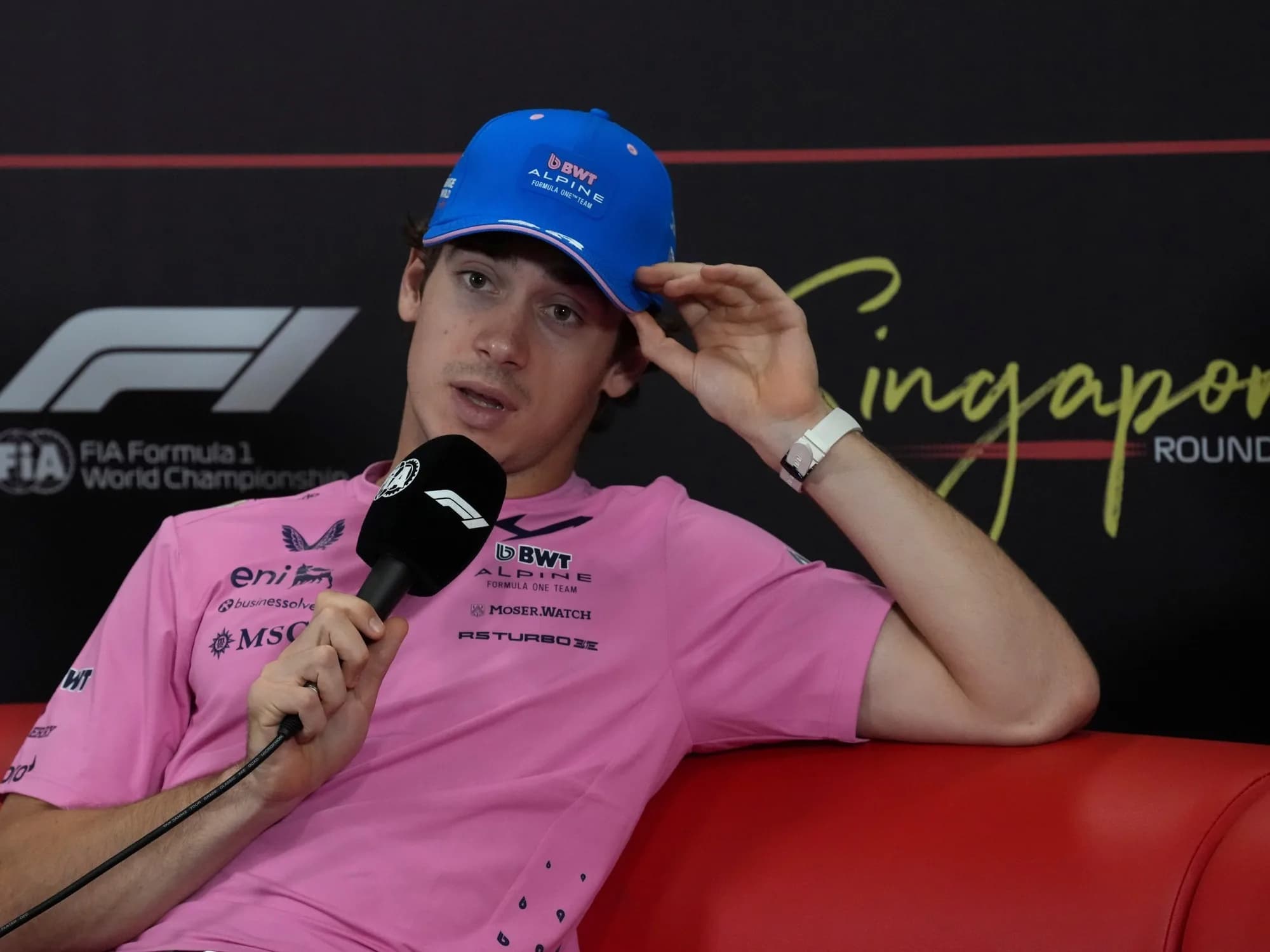 Colapinto, antes del GP de Singapur: "Todo es posible"