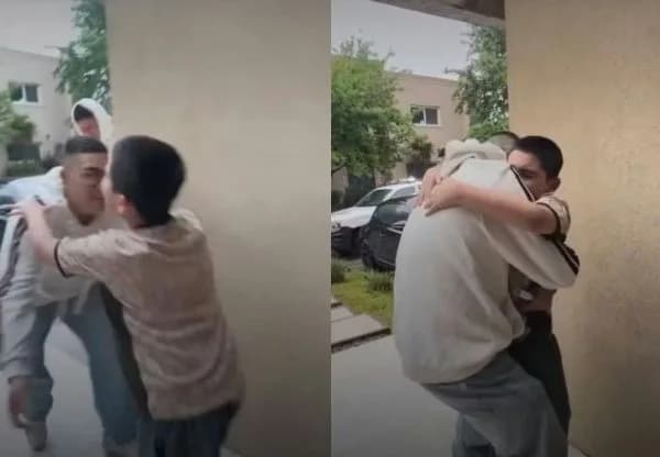 El reencuentro de Callejero Fino con su hijo tras estar un mes detenido