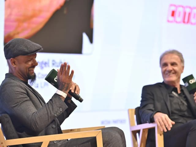 Ruggeri y Felipe Melo, dos embajadores de la Conmebol que se unieron en el Olé Summit 2026: Europa, el VAR y Messi