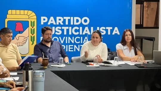 El PJ correntino ratificó la expulsión de Camau Espinola y rechazó el ajuste de Milei