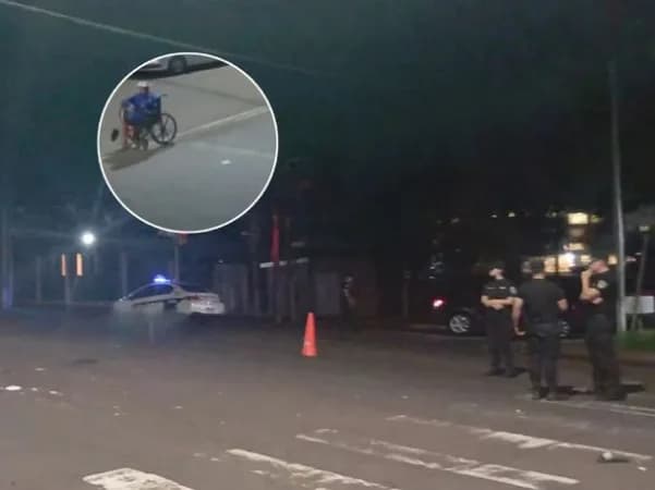 Atropelló con su auto a un hombre en silla ruedas, lo mató y escapó a Paraguay