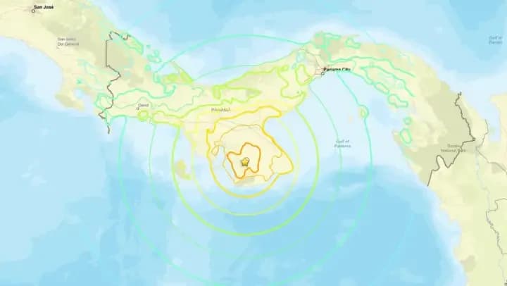 Panamá sufrió una fuerte réplica de 6,6: hay alerta de tsunami regional