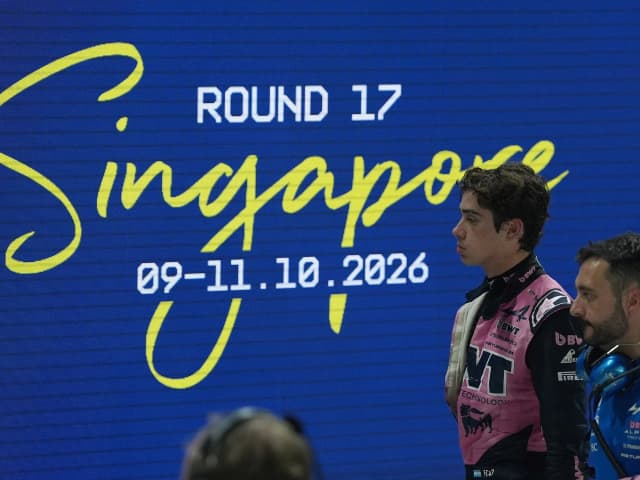 La frustración de Colapinto tras la qualy de Singapur y a qué le echó la culpa