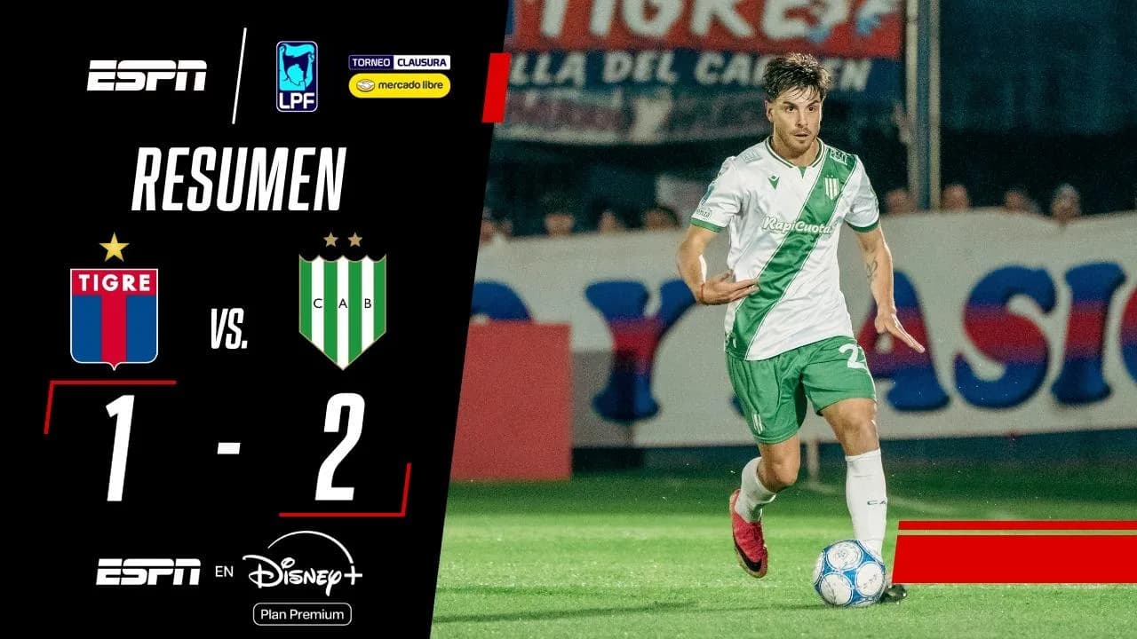 ¡Triunfo vital de Banfield ante Tigre en Victoria!