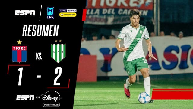 ¡Triunfo vital de Banfield ante Tigre en Victoria!