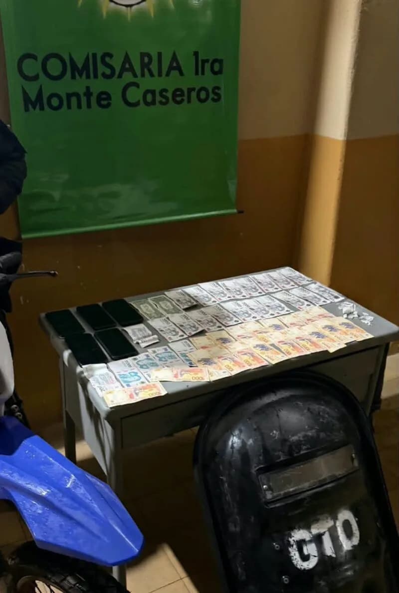 Monte Caseros: cayó un dealer y secuestraron más de $5 millones en droga