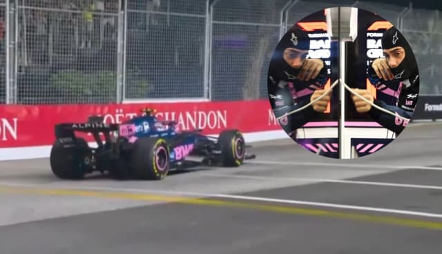 GP de Singapur: Colapinto debió abandonar la carrera por un desperfecto en el auto