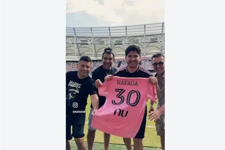 Ráfaga llevó el ritmo argentino a las instalaciones del Inter Miami