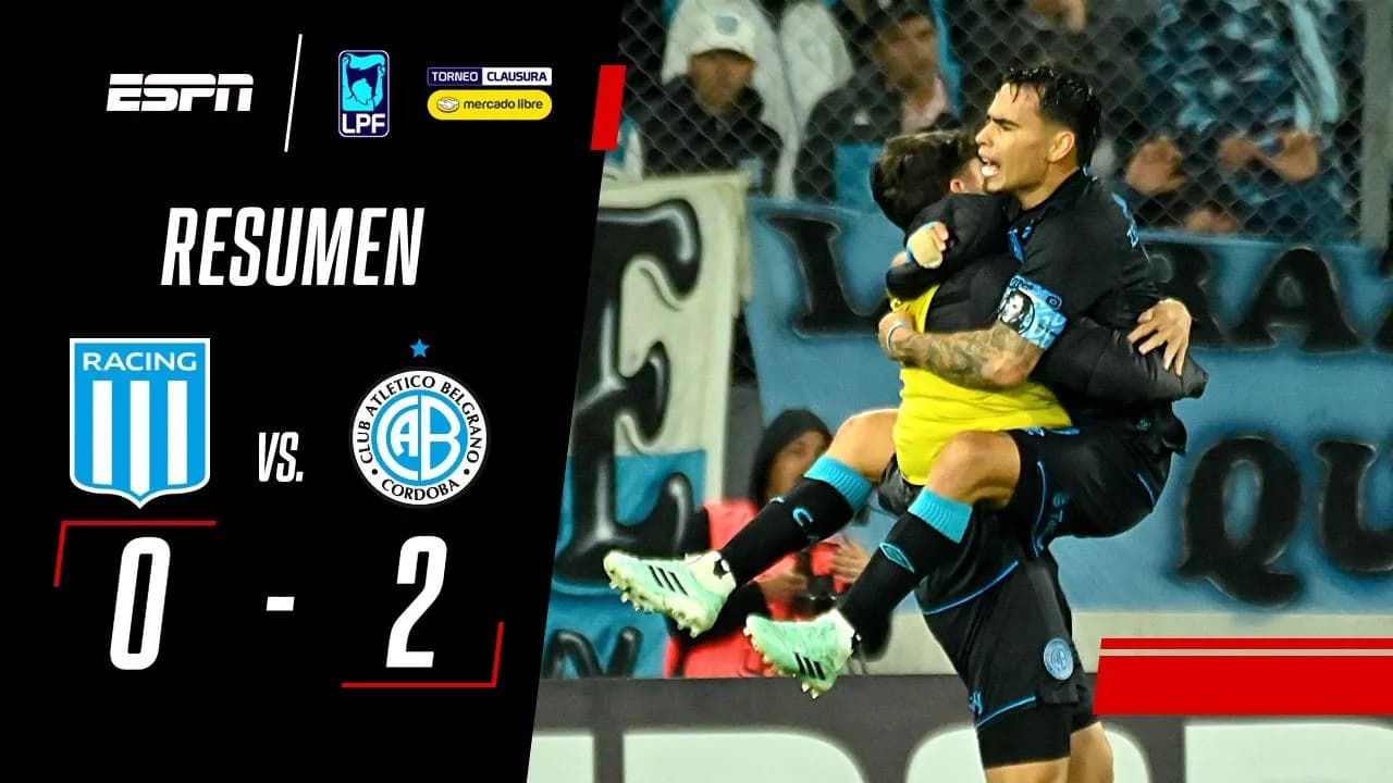 De la mano de Zelarayán y Vázquez, Belgrano venció a Racing en Avellaneda