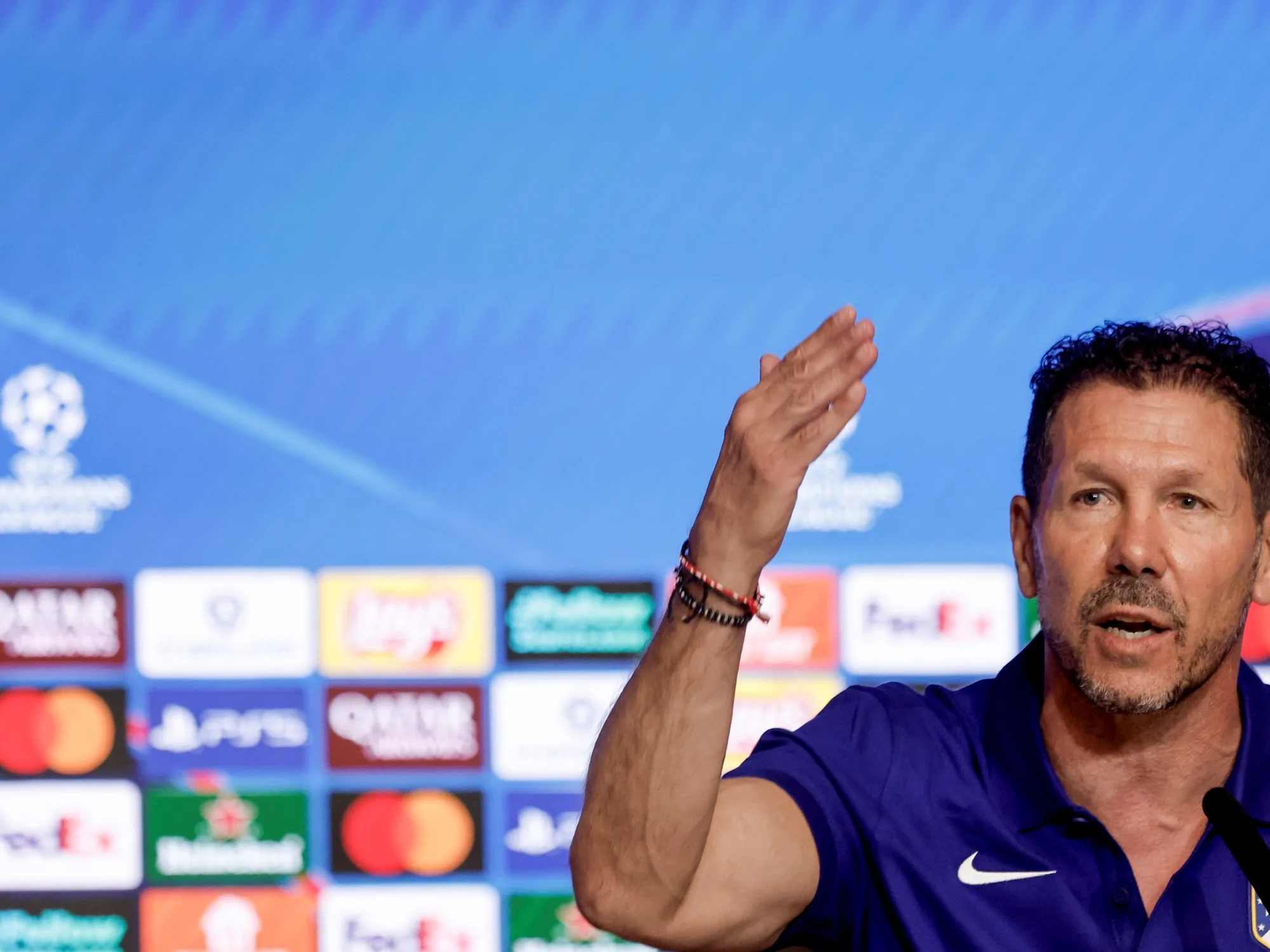 Simeone respaldó a Julián a pesar de la sequía: "Esperemos que pueda llegar al lugar en el que lo queremos ver"
