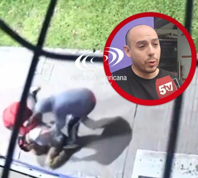 Ataque a un delivery: Encontré sus dientes en la puerta del negocio