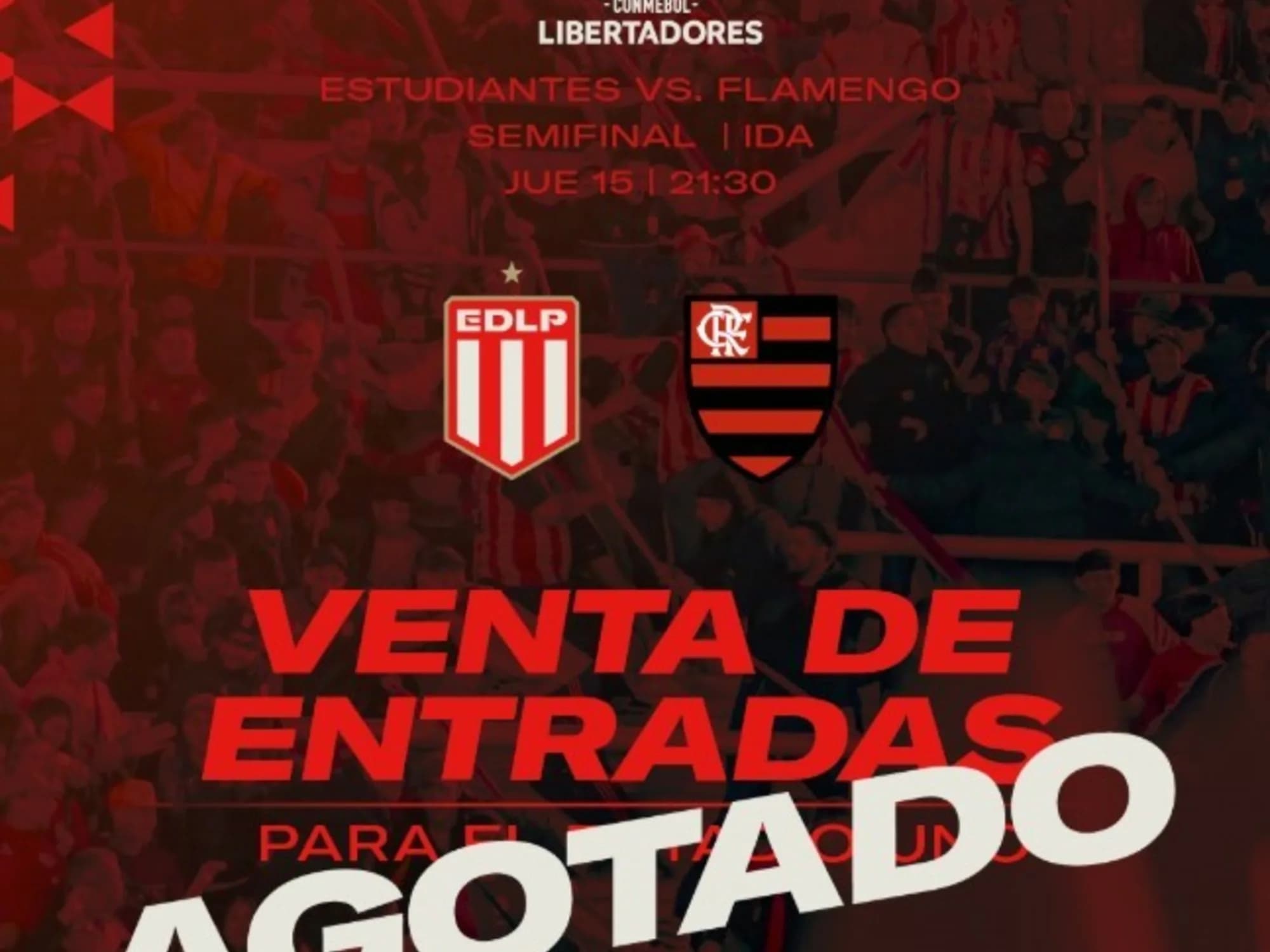 Estudiantes agotó las entradas para recibir a Flamengo: día, horario y todos los detalles del duelo de Copa Libertadores