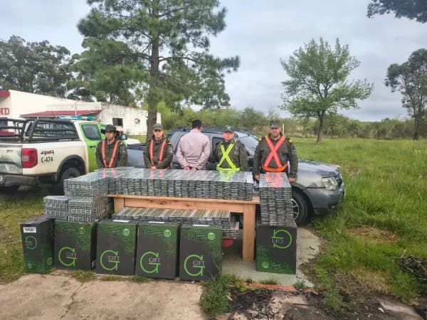 Secuestraron aproximadamente 15.000 atados de cigarrillos de procedencia extranjera