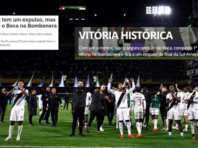 Qué dijeron en Brasil tras el golpe del Vasco da Gama en La Bombonera