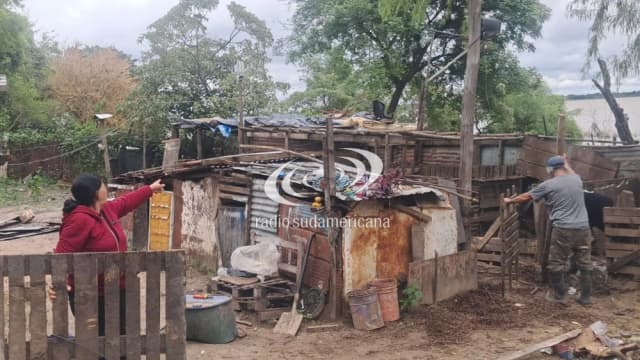 Virgen de los Dolores: vecinos bajo agua por la crecida del río Paraná