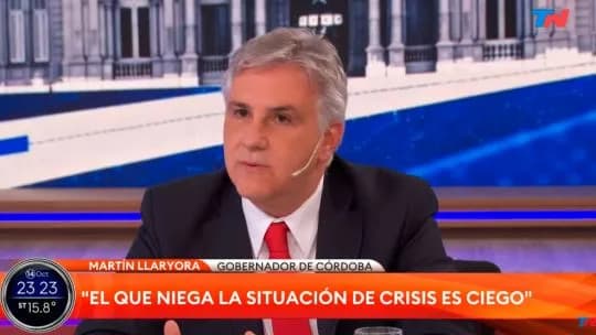 Llaryora confirmó que no definió la fecha de las elecciones en Córdoba y habló de Milei: "El que no vea una crisis es un ciego"