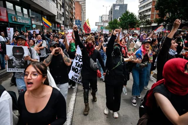Colombia: primer paro general contra el gobierno de Abelardo de la Espriella