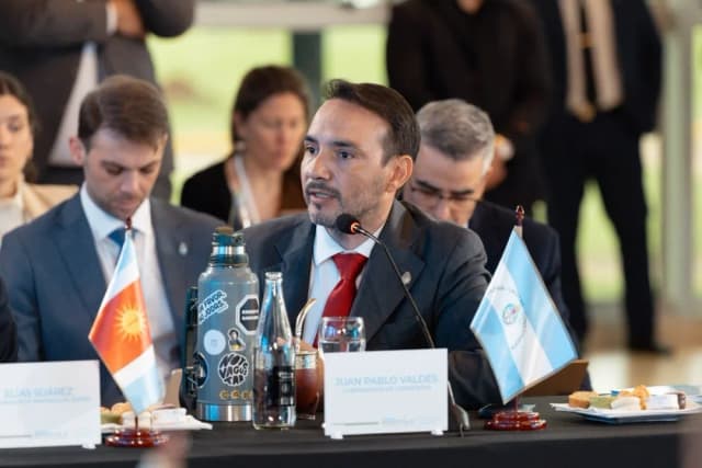 Juan Pablo Valdés en la Cumbre Federal de Logística en Buenos Aires