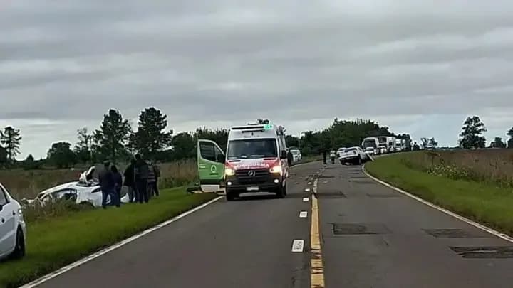 Corte total en Ruta 14 por un siniestro vial cerca de Santo Tomé