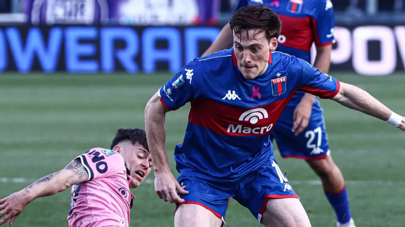 Tigre se lo empató sobre el final a Independiente Rivadavia y lo bajó de la cima de la Tabla Anual