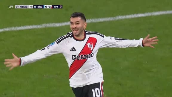 Era el cuarto de River, el segundo de Correa, pero Dóvalo lo anuló