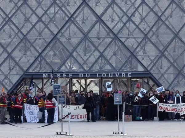Francia: estudiantes bloquearon el Louvre y crece la tensión por las protestas contra el Gobierno