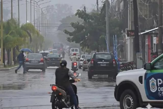 Alerta amarilla por tormentas y caída de granizo en Corrientes