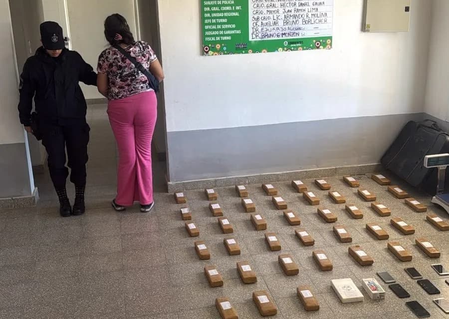 Secuestraron mas de 27 kilos de droga valuados en 127 millones de pesos en Corrientes