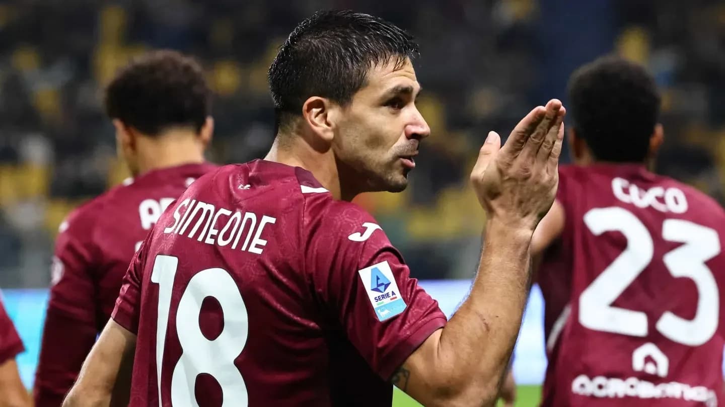 Gio Simeone marcó un doblete y fue figura en la goleada de Torino sobre Parma  - TyC Sports