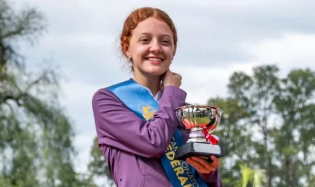 Brillante desempeño correntino: Federica Quijano Aragues brilló en el Torneo Federal de Salto Hípico en Córdoba