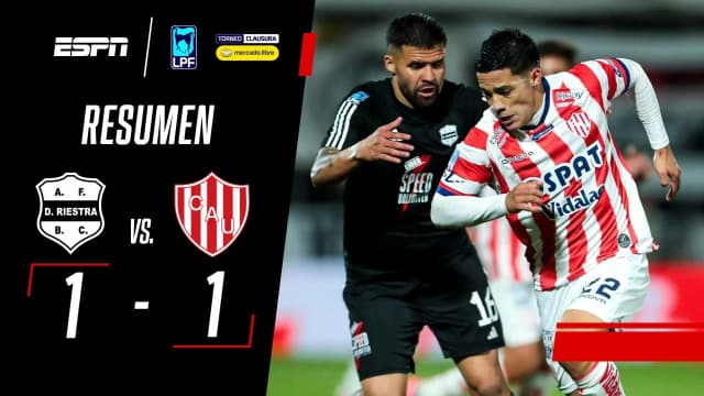 Siguen sin poder ganar: Riestra y Unión empataron 1 a 1