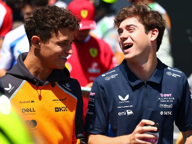 Lando Norris le habló a "Franquito Colapinto" para hacerle un regalo