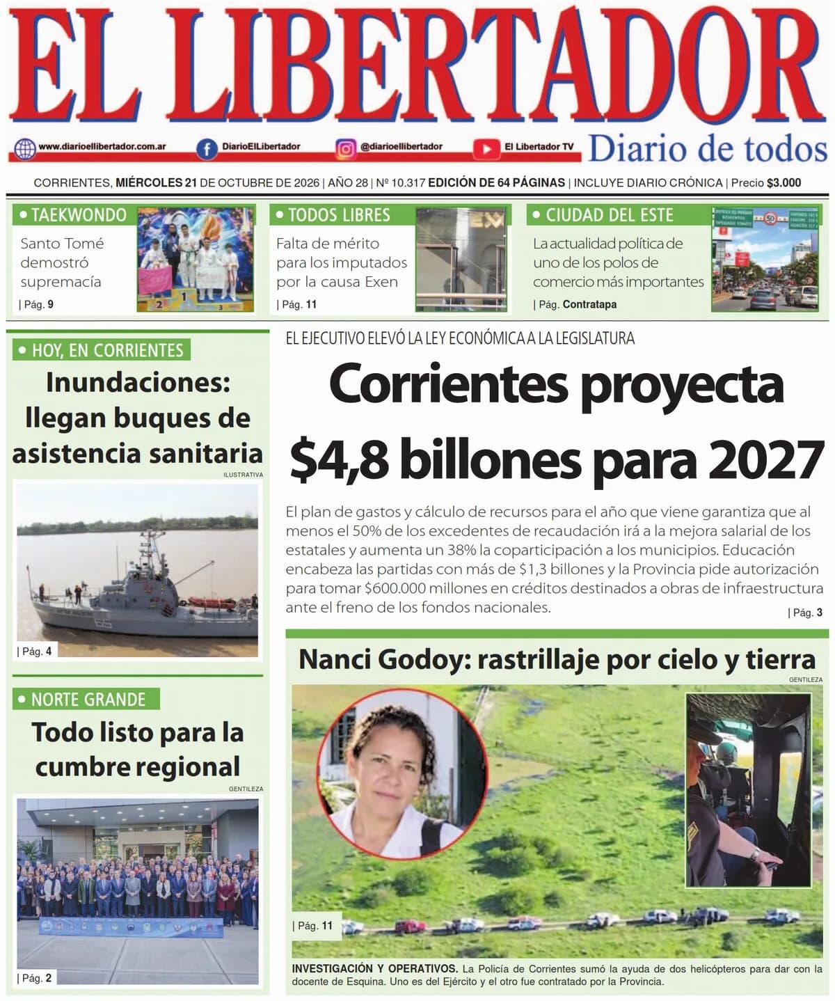 Diario Digital 21 de octubre de 2026