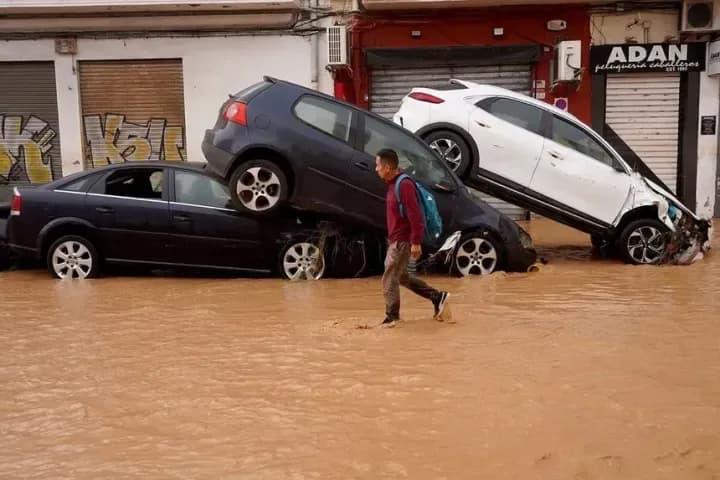 Cuatro muertos por récord de lluvias en España
