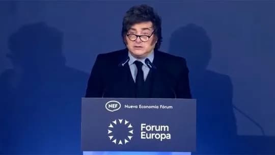 Milei llamó "impresentable dictador" a Pedro Sánchez y dijo "si me reeligen los próximos años serán inolvidables"