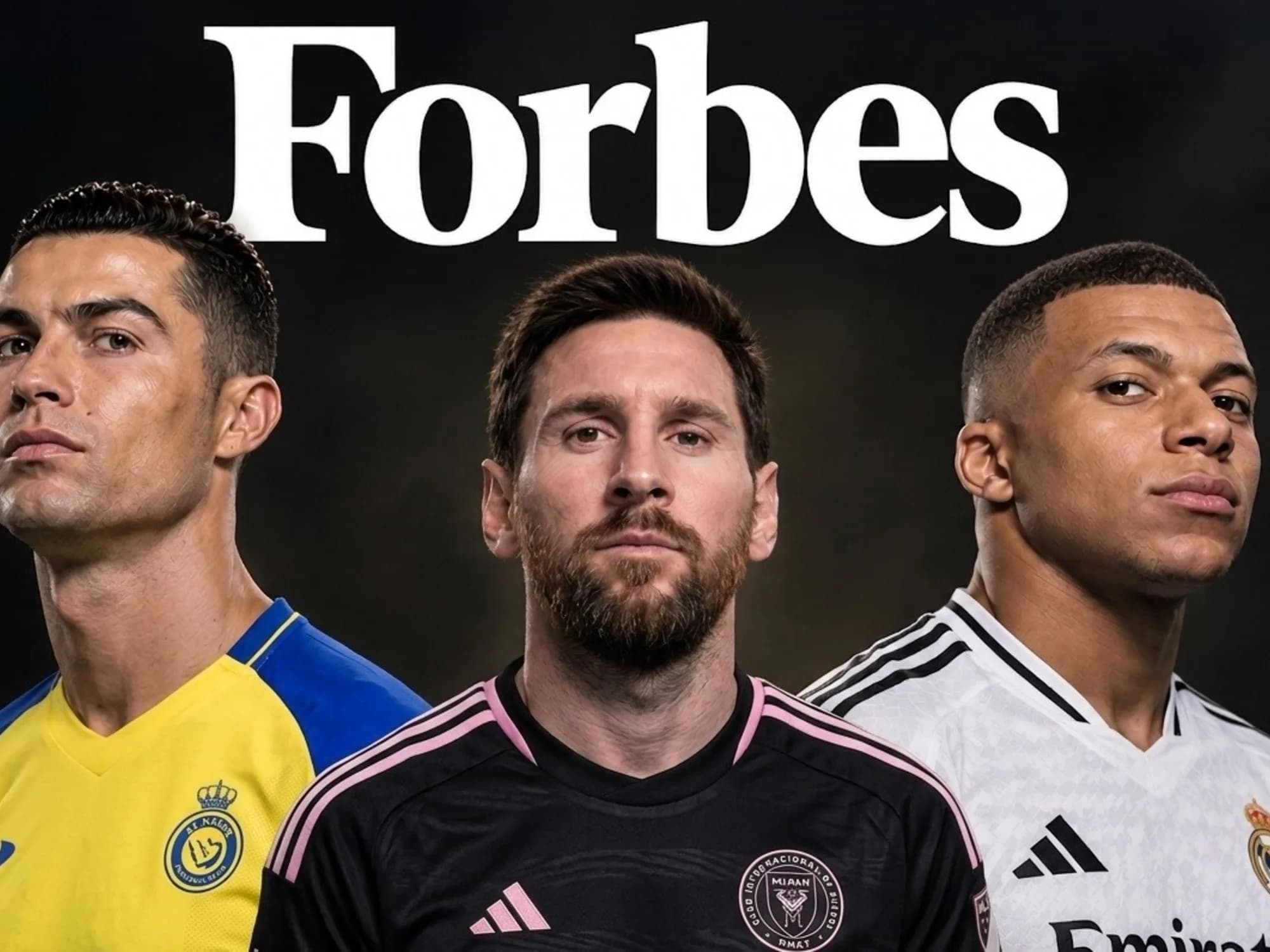 Con Messi en el Top 3, los 10 futbolistas mejores pagos del mundo según Forbes