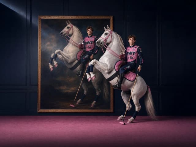 Colapinto volvió a mostrar sus dotes actorales para Alpine: competencia con Gasly, su divertida creación con IA arriba de un caballo blanco y la reacción de Nielsen