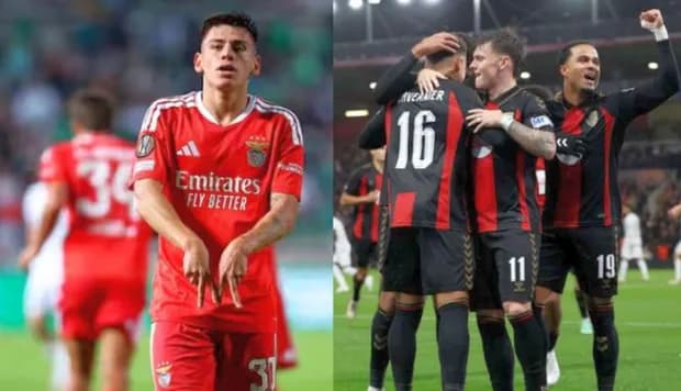 Europa League: Benfica manda en un torneo que dejó al Milan en la lona